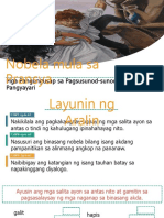 Aralin 5 Nobela Mula Sa Pransya at Mga Pahayag Sa Pagsusunod Sunod NG Pangyayari