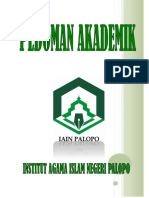 Pedoman Akademik IAIN Palopo 2016