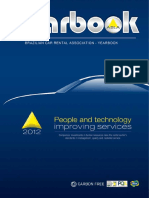 Brazilian Car Rental Association Yearbook 2012 - English - Version