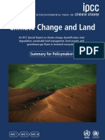 IPCC Climate Change Report - Summary For Policymakers