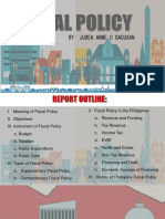 Fiscal Policy - Judea Anne C Gacusan