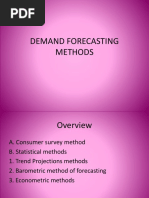 Demand Forecasting Methods