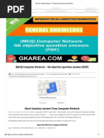 (MCQ) Computer Network - GK Objective Question Answers (PDF)