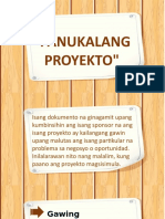 Panukalang Proyekto