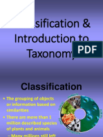 Classification & Introduction To Taxonomy