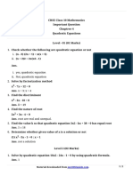 10 Math Imp Ch4 Quadratic Equations Mix