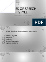 Speech Styles 2
