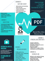 Turquoise Heart Vector Medical Brochure