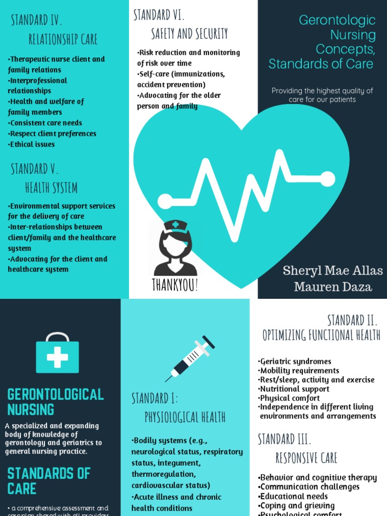 Turquoise Heart Vector Medical Brochure PDF Health Care Geriatrics