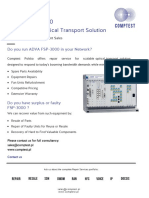 ADVA FSP-3000 The Scalable Optical Transport Solution
