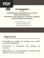 Aula 6 Classificacao dos paises em vias de desenvolvimento