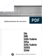 Manual Propietario BMW E30 1986