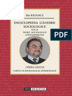 Enciclopedia gandirii sociologice Cuprins