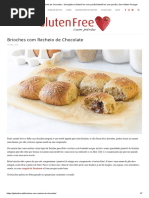 Brioches Com Recheio de Chocolate - Sem Glúten _ GlutenFree Com PaixãoGlutenFree Com Paixão _ Sem Glúten Portugal