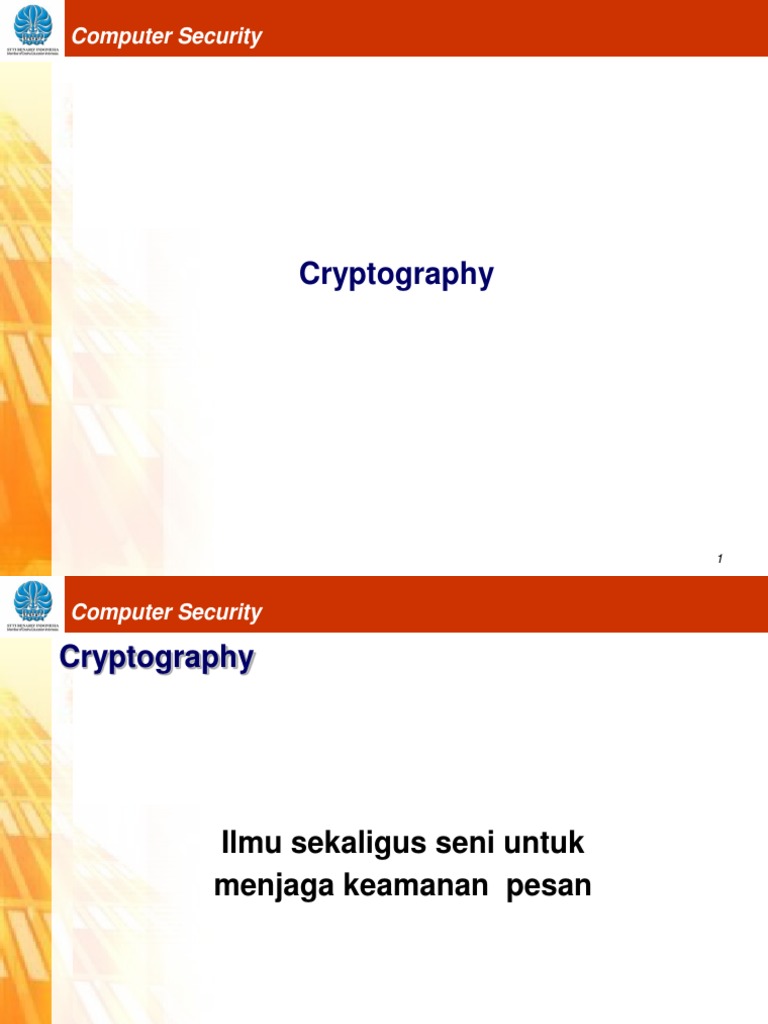 Dasar-Dasar Kriptografi dan Ciphertext | PDF