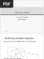 CSE-302 Mobile Computing: Mobile Adhoc Networks Asst. Prof. Nitin Jain JMIT, Radaur