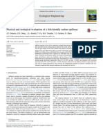 Physical and Ecological Evaluation of A Fish-Friendly Surface Spillway