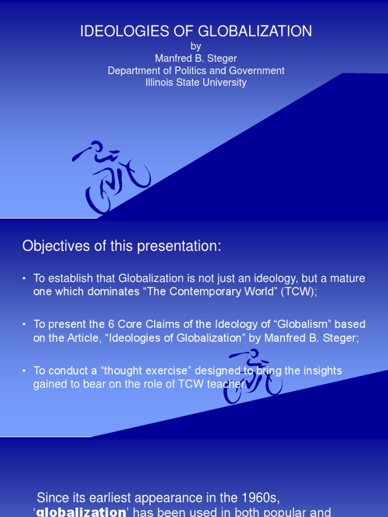 3 Ideologies Of Globalization Pdf Globalization Ideologies