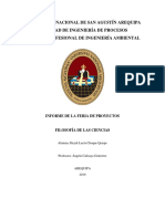 Informe de Filosofía