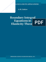 Boundary Integral Equations in Elasticity Theory