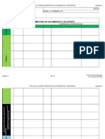 Listado Maestro de Documentos Y Registros: Nivel 4: Formato N°: Sio SGP