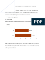 DATA PRESENTATION, ANALYSIS AND INTERPRETATION