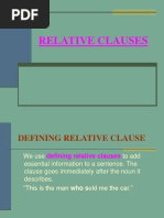 Relative Clauses