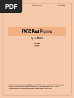 FMDC Past Papers PDF