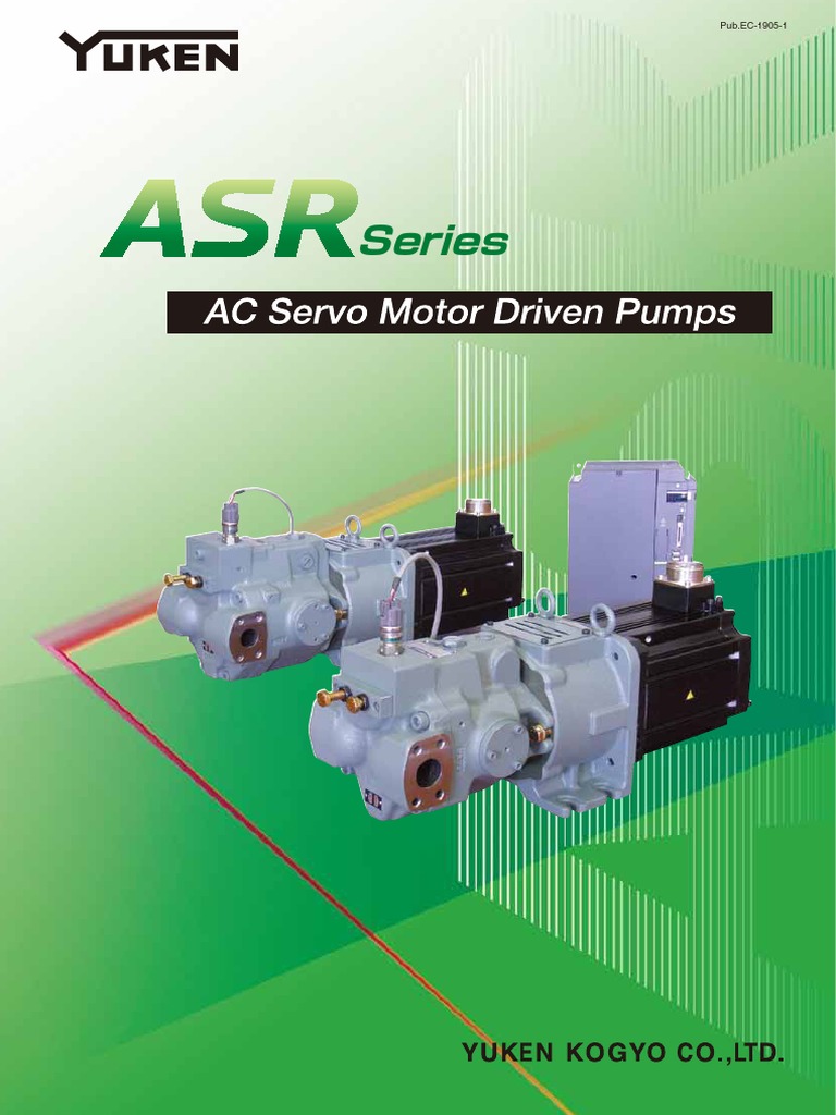 ASR Series AC Servo Motor Driven Pumps: Operating Instructions and ...