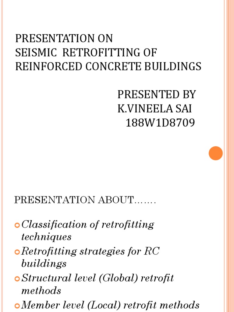 Seismic Retrofitting Strategies for RC Buildings | PDF