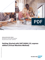 Getting Started With SAP HANA 2.0, Express Edition (Virtual Machine Method)