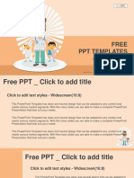 Doctor and Patients PowerPoint Templates Widescreen