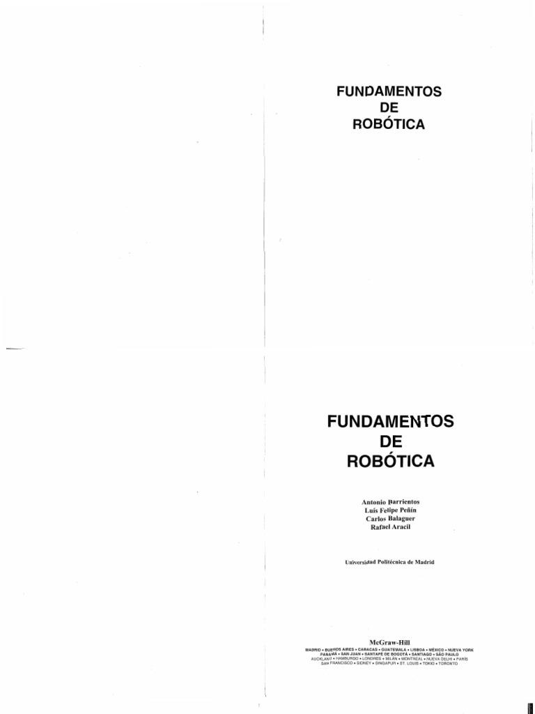 Fundamentos De Robotica Pdf Pdf Robot Robótica