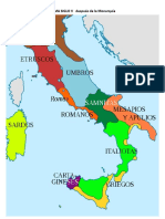 Mapa de Roma Siglo V