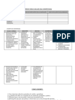 Crietrios para Evaluar Competencias