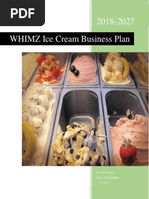 Ice Cream Business Plan.