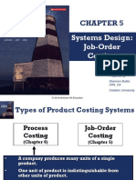 Systems Design: Job-Order Costing: Prepared by Shannon Butler, Cpa, Ca Carleton University