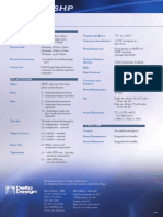 Summit SHP Data Sheet 0805