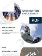 Introductiontosociology1 190401101748