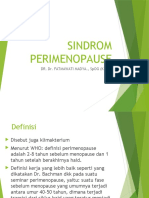 SINDROM PERIMENOPAUSE