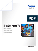 Panasonic 3D On 2010 Plasma-TVs