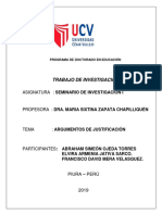 Matriz de Argumentos de Jsutificación