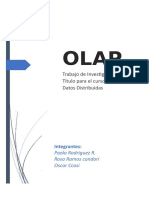 OLAP: Análisis multidimensional de datos para toma de decisiones
