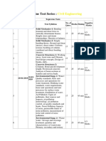 GATE 2020 Online Test Series:: Civil Engineering