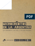 Libro Microcréditos en Argentina