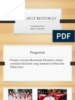 Perabot Restoran Kelas X Tataboga