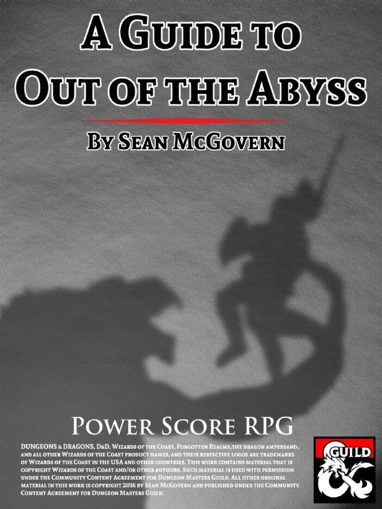 Power Score RPG: Dungeons & Dragons D&D Wizards or 