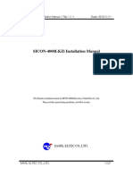 SICON-4000LKZi Installation Manual (20101111) - in English