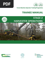 FMO Training Programme Manual - Stage 2 - Harvester