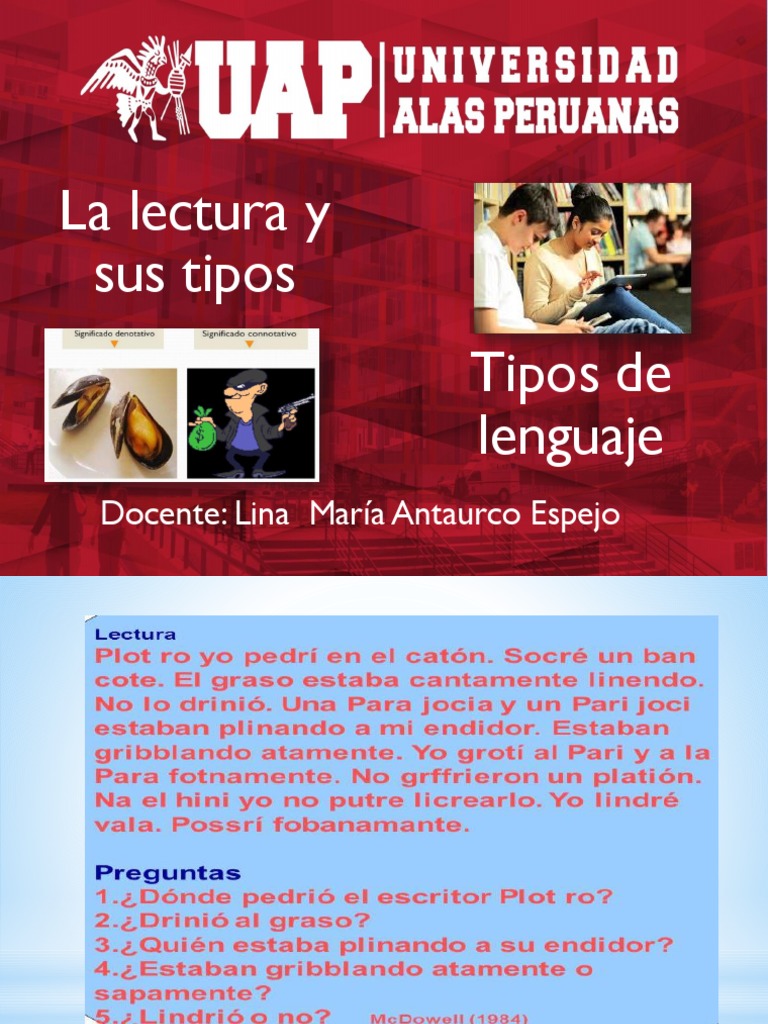 La Lectura y Sus Tipos | PDF | Información | Epistemología